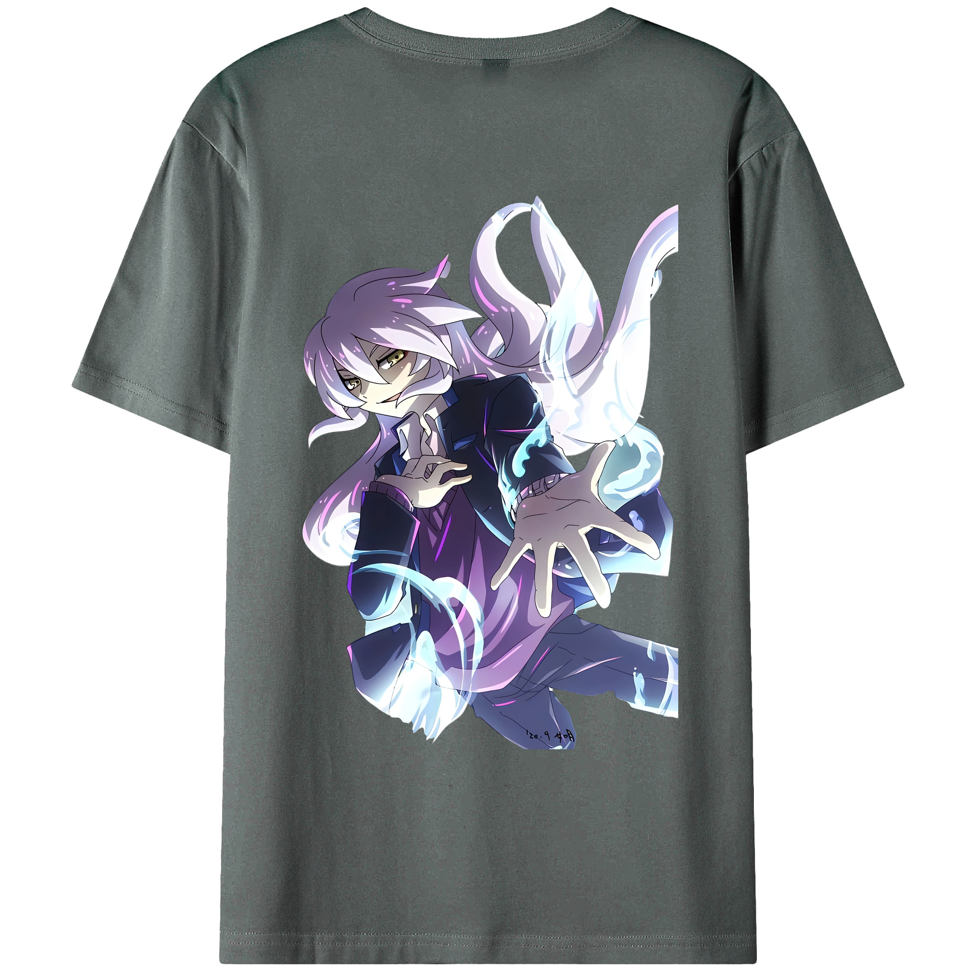 （画像用） 妖怪ウォッチ Yo-kai Watch 綿100％ メンズ半袖Tシャツ（バックプリント） 通気性